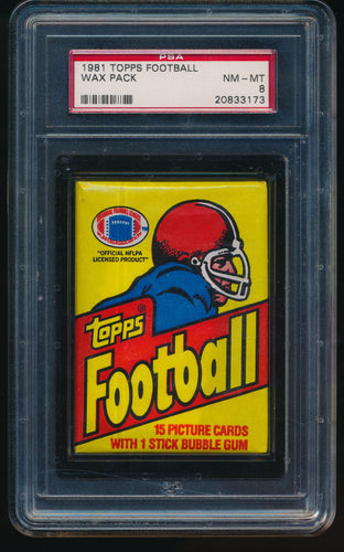 1981 Topps Football Wax Pack Group Break (15 Spot Break) #3