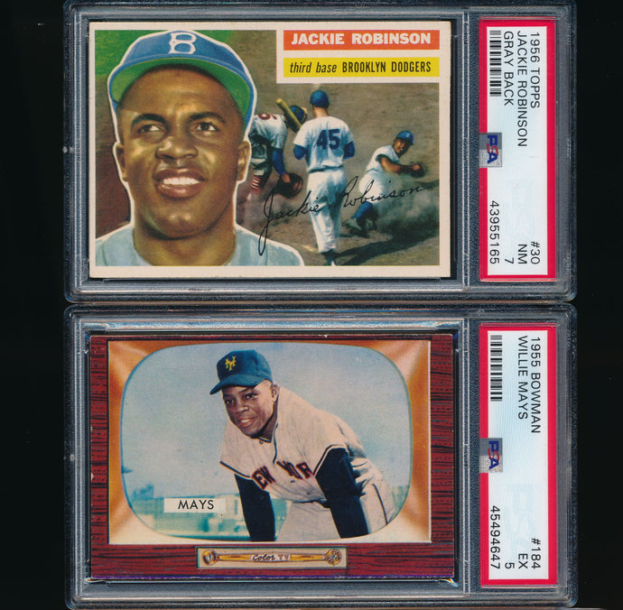 Post-WWII Mixer Break featuring 1956 Topps Jackie Robinson PSA 7 (50 spots - LIMIT 5)