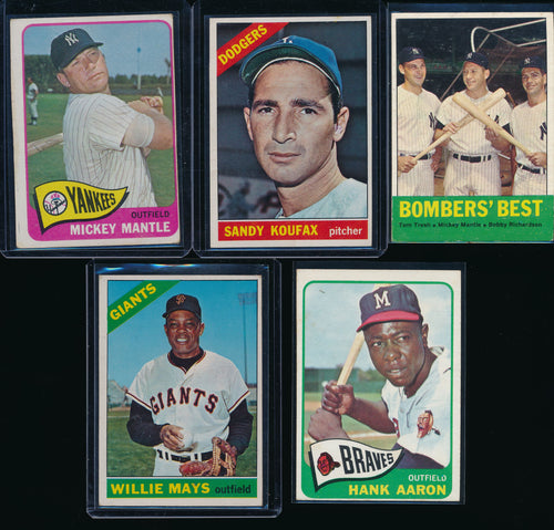 Mini-Mixer Break (20 Spots) Featuring Mantle, Aaron, Mays, Koufax, MORE (LIMIT 2)