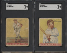 Load image into Gallery viewer, 1933 Goudey Baseball Low-Grade Mixer Break (150 Spots, Limit 3) featuring Ruth, Gehrig, and more!