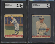 Load image into Gallery viewer, 1933 Goudey Baseball Low-Grade Mixer Break (150 Spots, Limit 3) featuring Ruth, Gehrig, and more!
