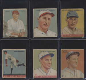 1933 Goudey Baseball Low-Grade Mixer Break (150 Spots, Limit 3) featuring Ruth, Gehrig, and more!