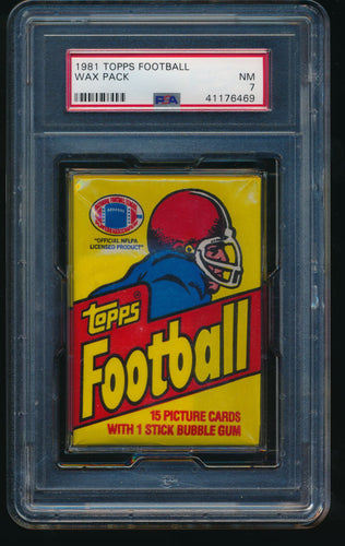 1981 Topps Football Wax Pack Group Break (15 Spot Break) #4