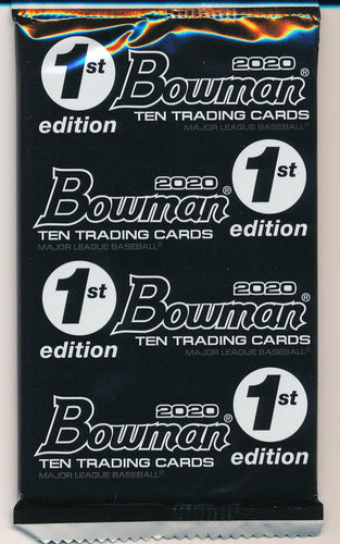 2020 Bowman 1st Edition Baseball Pack ~ Rip & Ship